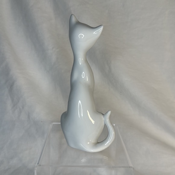 VINTAGE Kitschy Cat OMC Co Japan MCM Mid Century Modern Ceramic Figurine - Picture 4 of 6